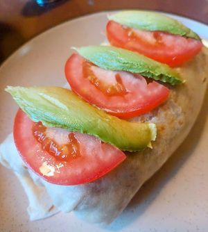 Vegetarian burrito (vegan) at Chilangos in Lititz