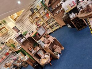 This is the front of the shop. There's lots to choose from including refills and vegan foods at Is It Vegan - Pop up in Burnley