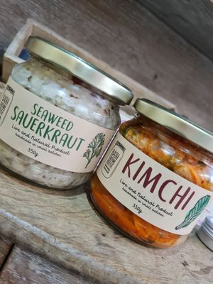 Fresh Kimchi & Sauerkraut too at Is It Vegan - Pop up in Burnley