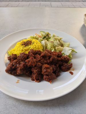 Gulash (vegan) at Radharane - Gedimino in Vilnius