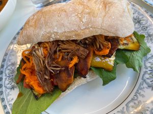 Tasty sandwich at Sunny Bowl in Seoul