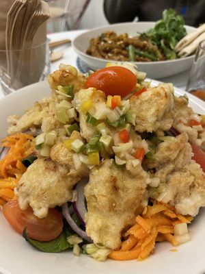 Salad - huge plate for 13k  at Sunny Bowl in Seoul