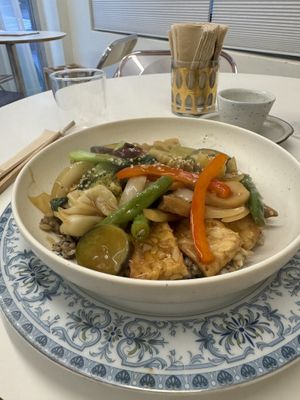 Tempeh veggies  at Sunny Bowl in Seoul