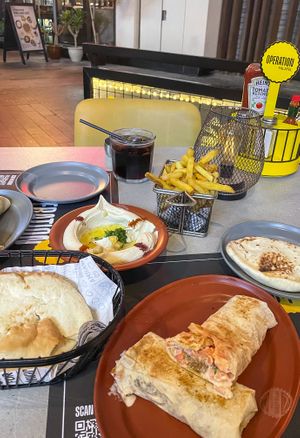   at Operation Falafel in Dubai