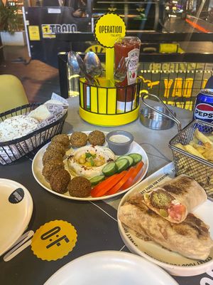   at Operation Falafel in Dubai