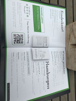 Diner, no vegan options at Kruim in Gouda