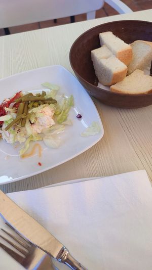 Tapa de la casa, ensaladilla rusa vegana at Tapería Esencia in Malaga