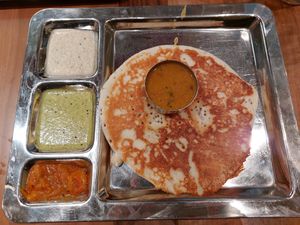 Plain Uthappam at Saravanaa Bhavan in Berlin