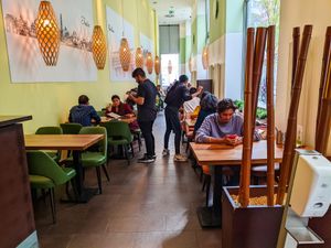 Inside of Saravanaa Bhavan at Saravanaa Bhavan in Berlin