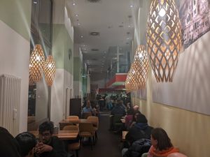 Inside of Saravanaa Bhavan. at Saravanaa Bhavan in Berlin