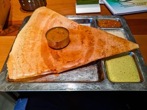Another delicious dosa at Saravanaa Bhavan! at Saravanaa Bhavan in Berlin