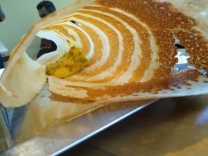 Masala Dosa filling at Saravanaa Bhavan in Berlin