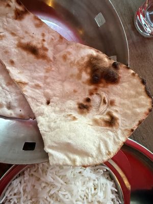 plain naan  at Saravanaa Bhavan in Berlin