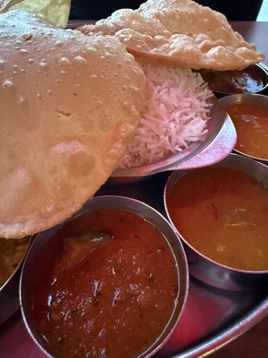 sauces vegan  at Saravanaa Bhavan in Berlin