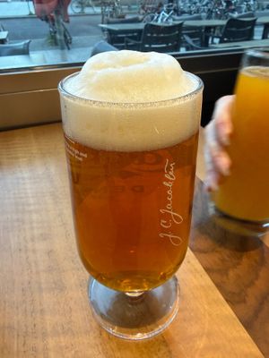 beer at Saravanaa Bhavan in Berlin