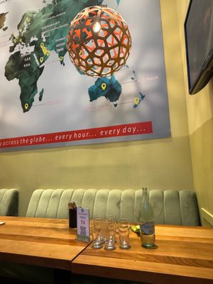 inside at Saravanaa Bhavan in Berlin
