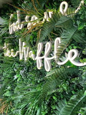 "God Save the Waffle" at Wake & Waffle in 