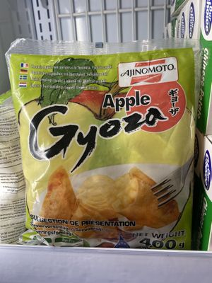 Vegan apple gyoza at Tandoori Market in Luxembourg City