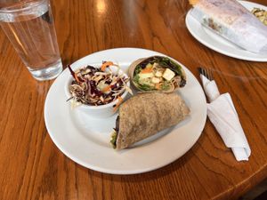 Tofu peanut wrap with sesame slaw  at Gillie's in Blacksburg
