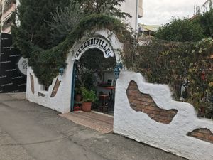 The entryway at Serendiville in Tirana