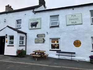 Outside  at The Black Bull at Nateby in Kirkby Stephen