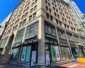Outside at Green District Salads in Indianapolis
