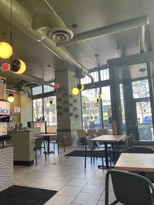 Inside at Green District Salads in Indianapolis