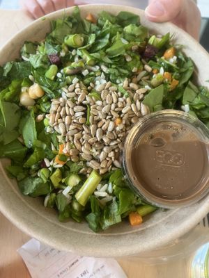 beet davidson grain bowl  at Green District Salads in Indianapolis