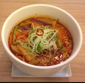 Nyonya curry ramen 10/10 at Veggie Planet in Malacca