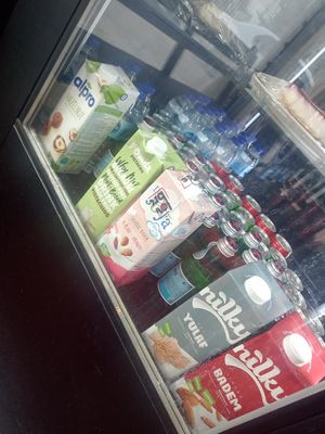 Plantbased milk options at King's Coffee Shop in Goreme