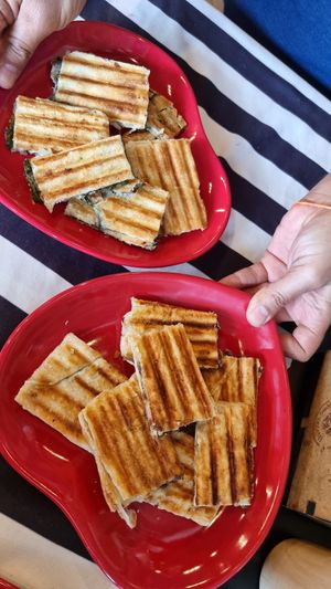 "Panqueca"locsl de espinafres e de cogumelos at King's Coffee Shop in Goreme