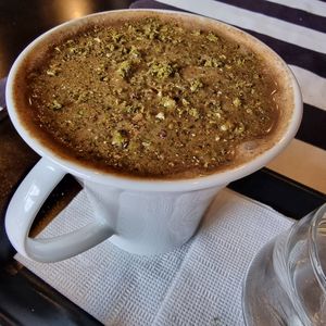 Cafe de pistacio at King's Coffee Shop in Goreme