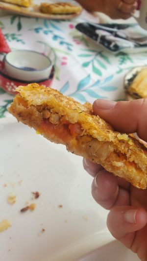 Vegan leek toast at King's Coffee Shop in Goreme