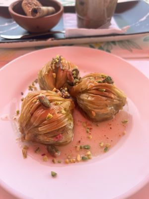 Pistachio baklava   at King's Coffee Shop in Goreme