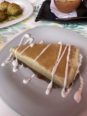 Kajudan limonlu cheesecake  at King's Coffee Shop in Goreme