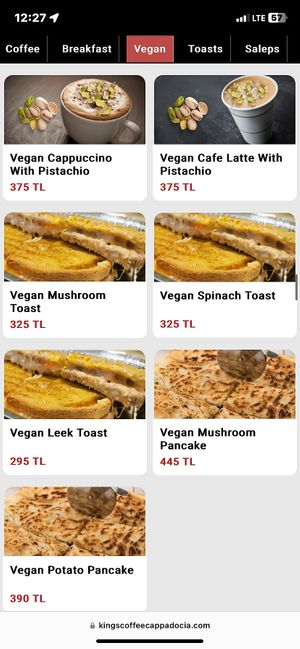   at King's Coffee Shop in Goreme