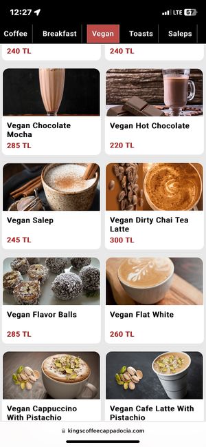   at King's Coffee Shop in Goreme