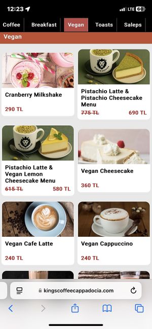   at King's Coffee Shop in Goreme