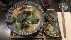 Veggie ramen (without egg for vegan)  at KitchA - Sticks & Rolls in Vienna