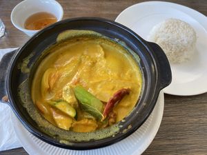 Vegan curry  at Hội An 1608 in San Francisco