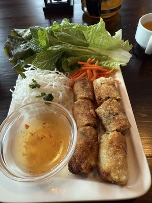 Vegan Imperial rolls  at Hội An 1608 in San Francisco