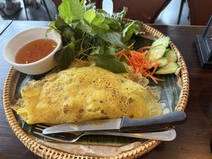 Vegan Vietnamese Crepe  at Hội An 1608 in San Francisco