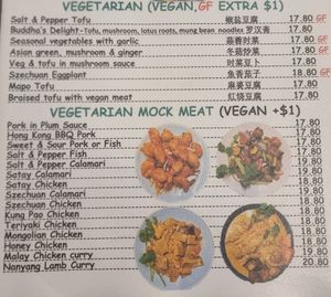 Vegan options at Bamboo Box in Katoomba