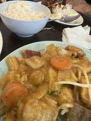 Satay Chicken  at Bamboo Box in Katoomba