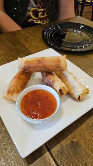 Spring rolls at Bamboo Box in Katoomba