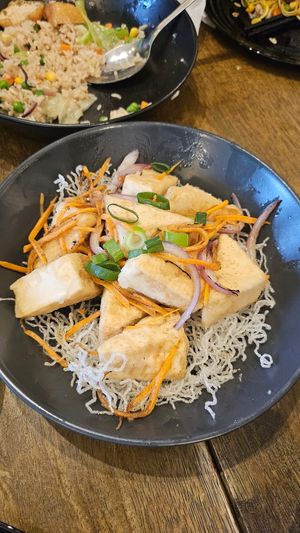 Salt n pepper tofu at Bamboo Box in Katoomba
