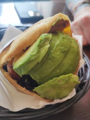 Vegan Arepas at Aguacate Latin Food in Vienna