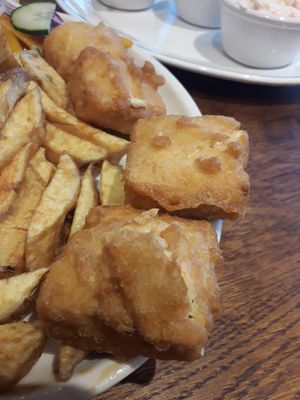  at Papa's Fish & Chips in Blackpool