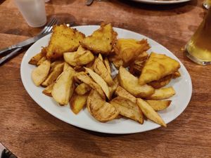  at Papa's Fish & Chips in Blackpool