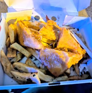  at Papa's Fish & Chips in Blackpool